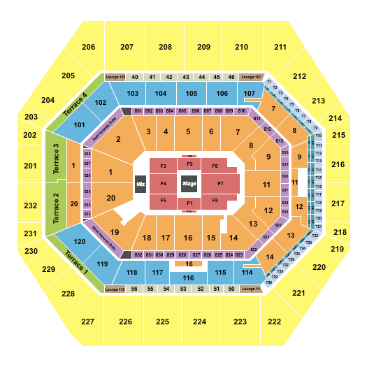 Gainbridge Fieldhouse Shane Gillis Seating Chart